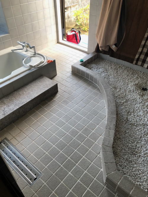 お風呂のリフォーム 広いお風呂の床を温かく部分リフォーム 福岡県嘉麻市 ホームリメイク倶楽部